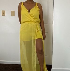 Yellow  romper
